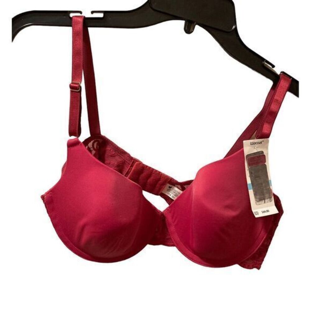 WACOAL Bra 65360 Dark Pink Lightly Padded Underwire Full Coverage Size 36C NWT
